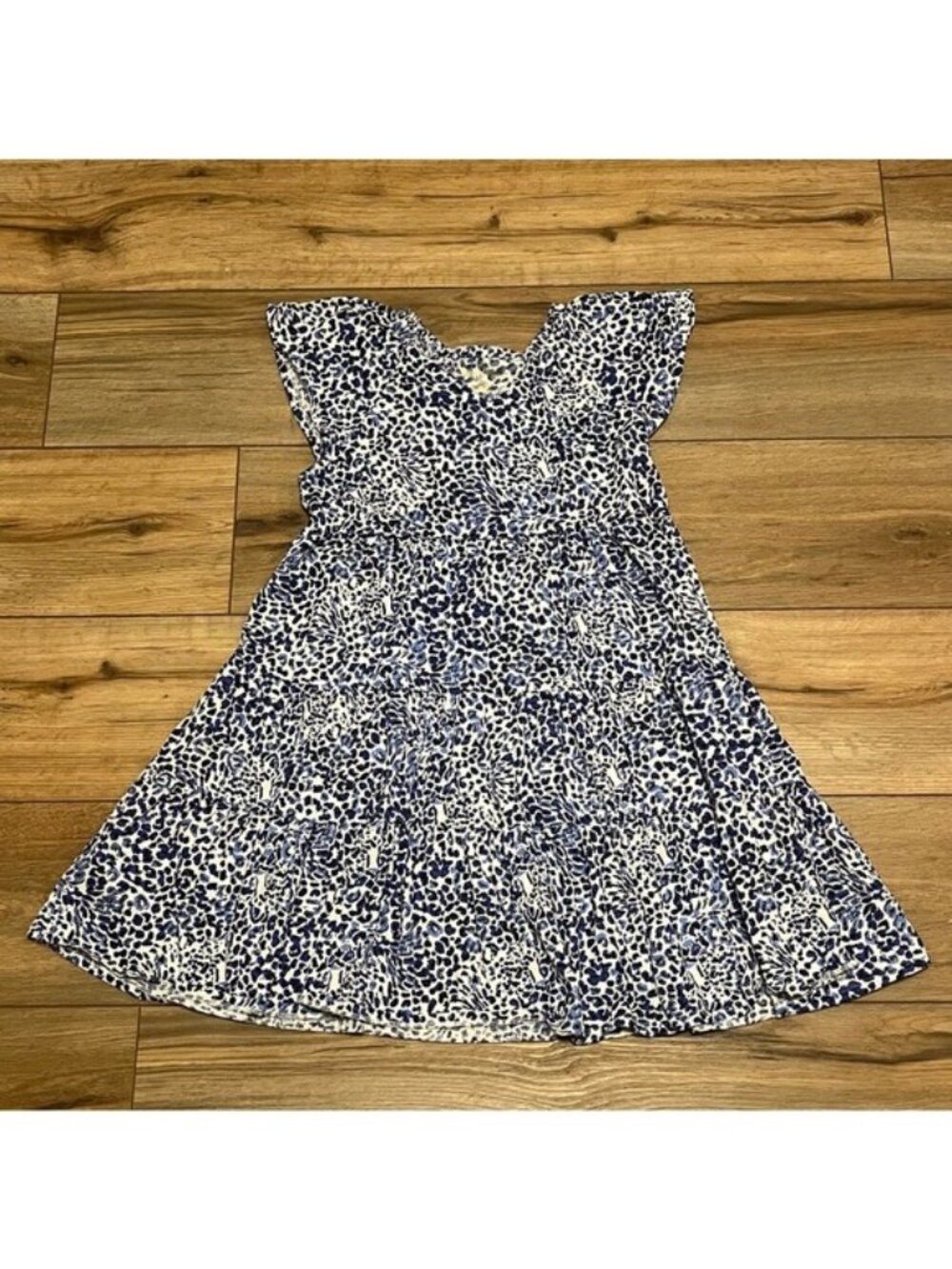 Lilly Pulitzer Mini Kawai Dress SZ XL (12-14) Resort White Blue Twisted Up